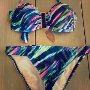 2 piece swim suit-like new